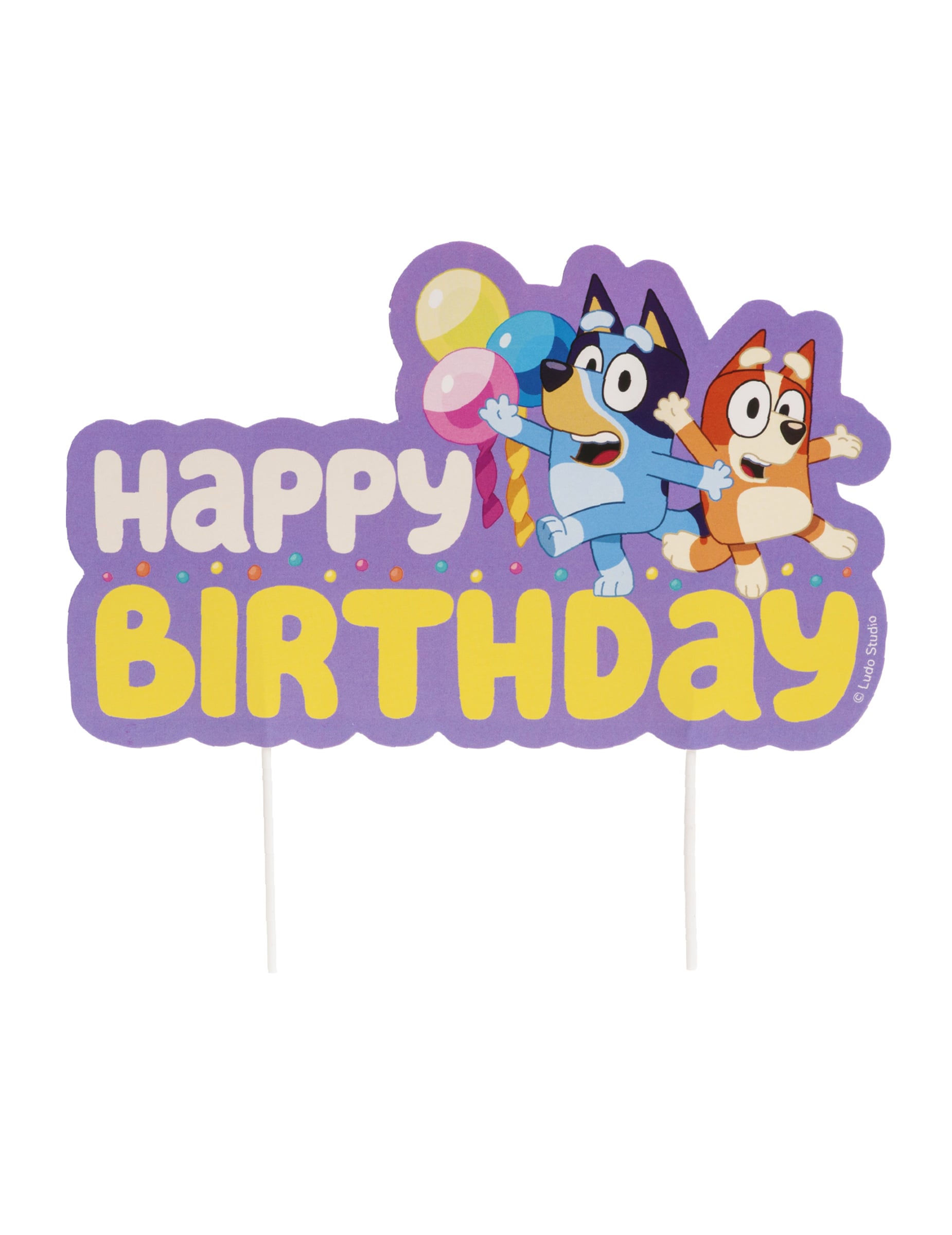 Bluey + Bingo Kuchendeko aus Papier 16,5 cm Bluey + Bingo Kuchendeko aus Papier 16,5 cm von DEKORA