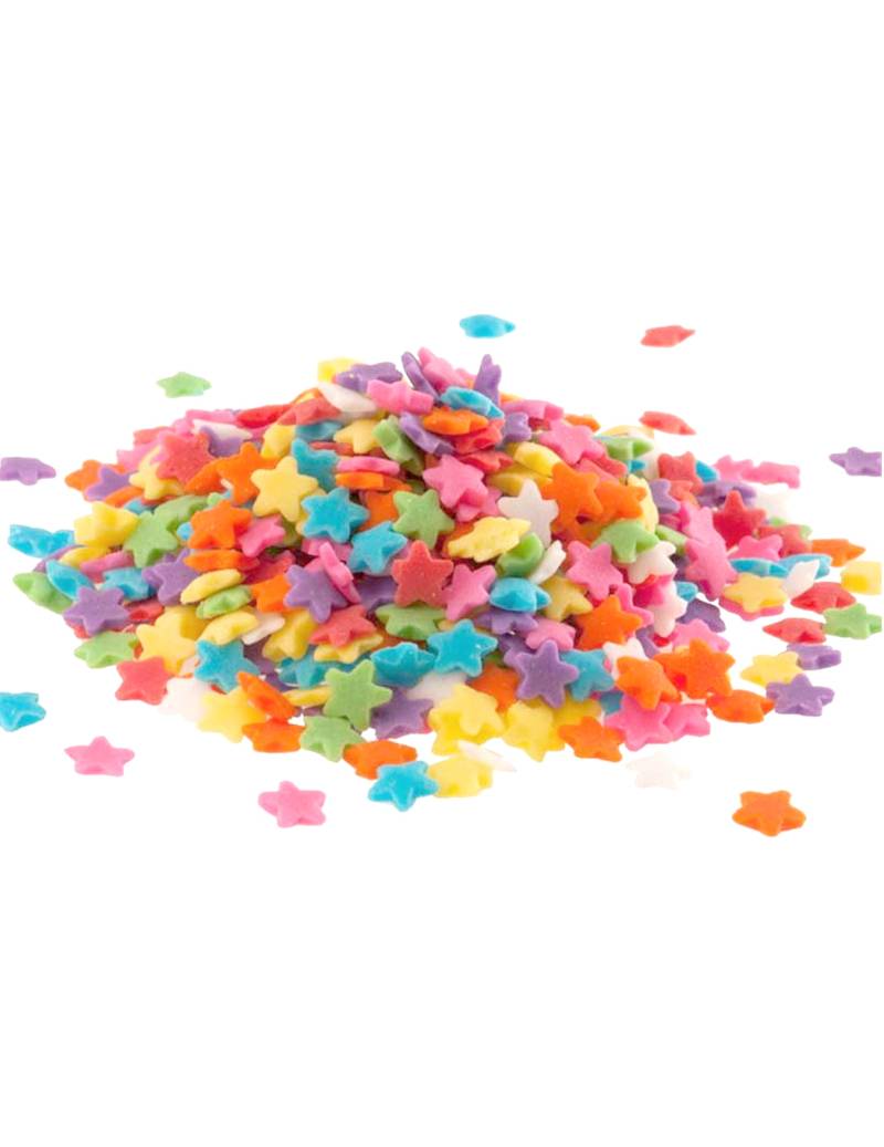 Bunte Zuckersterne Konfetti 100 g für Kuchen Bunte Zuckersterne Konfetti 100 g für Kuchen von DEKORA