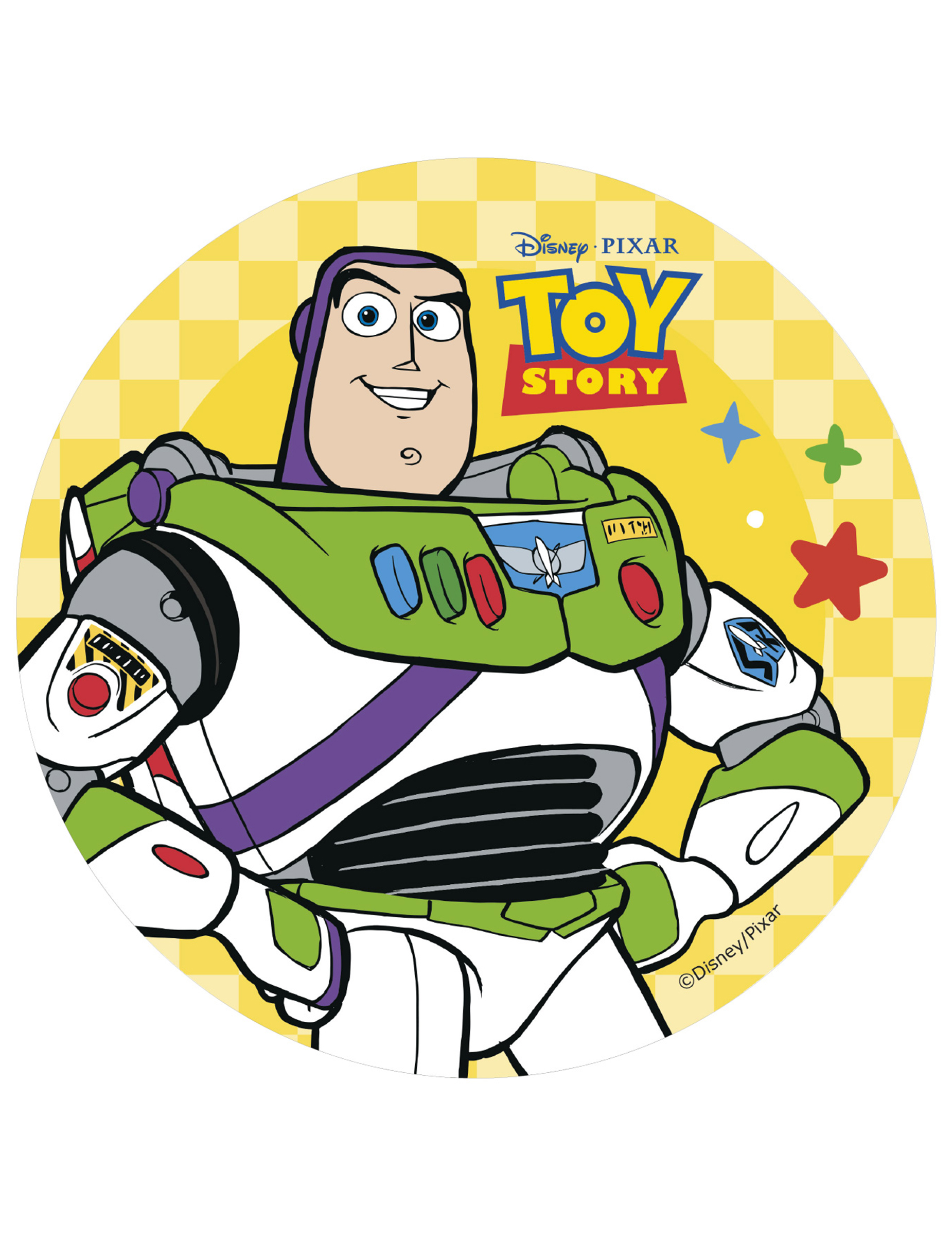 Buzz Lightyear Toy Story Tortenaufleger aus Esspapier 20 cm Buzz Lightyear Toy Story Tortenaufleger aus Esspapier 20 cm von DEKORA
