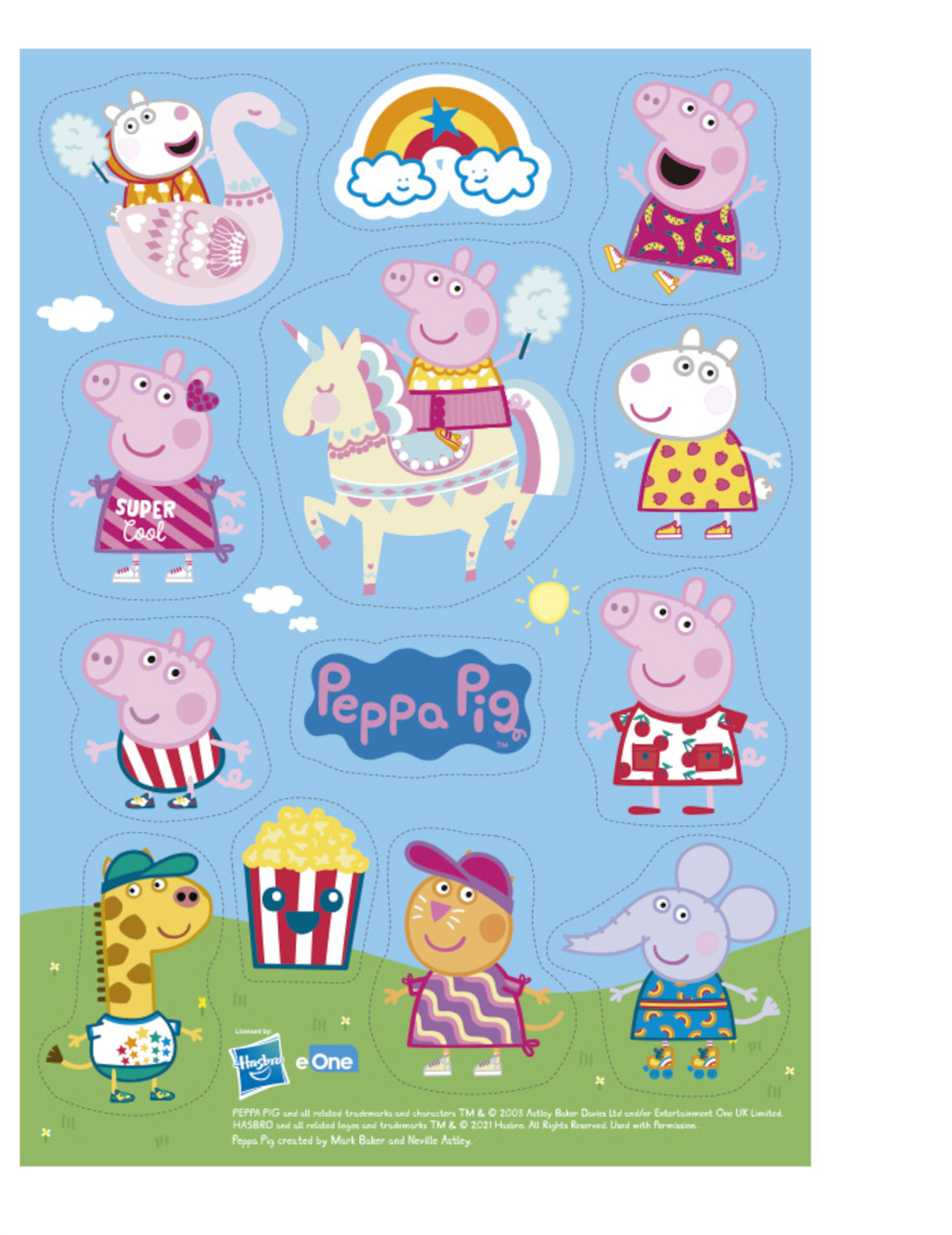 Esspapier Peppa Wutz zum Ausschneiden Peppa Pig 18,7 g Esspapier Peppa Wutz zum Ausschneiden Peppa Pig 18,7 g von DEKORA
