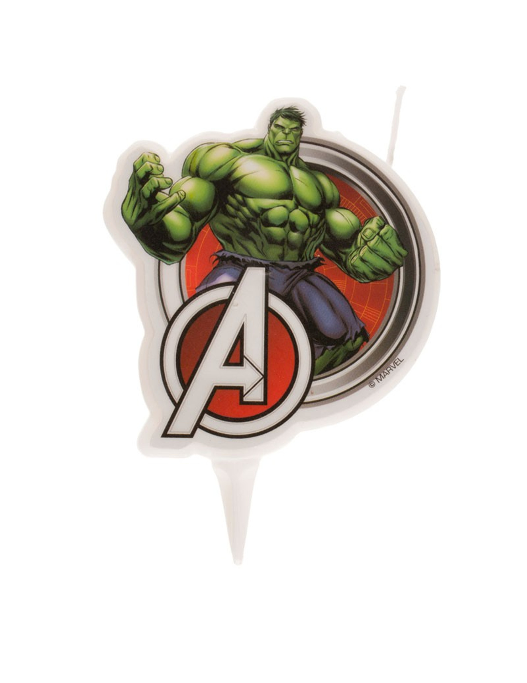 Hulk-Geburtstagskerze Avengers Kuchendeko grün-rot 7,5cm Hulk-Geburtstagskerze Avengers Kuchendeko grün-rot 7,5cm von DEKORA
