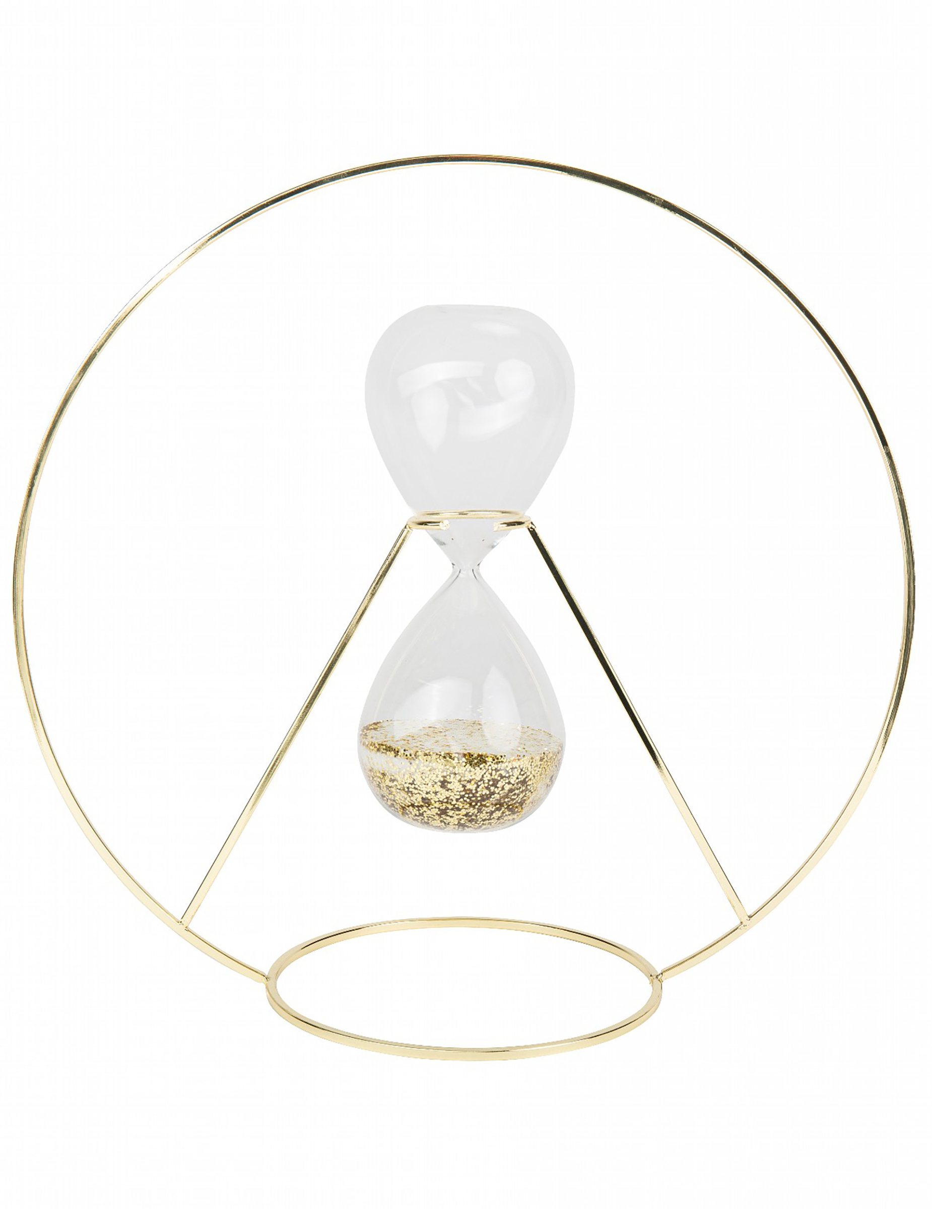 Edle Sanduhr aus Metall Weihnachts-Tischdeko goldfarben 35 cm Edle Sanduhr aus Metall Weihnachts-Tischdeko goldfarben 35 cm von ARTYFETES