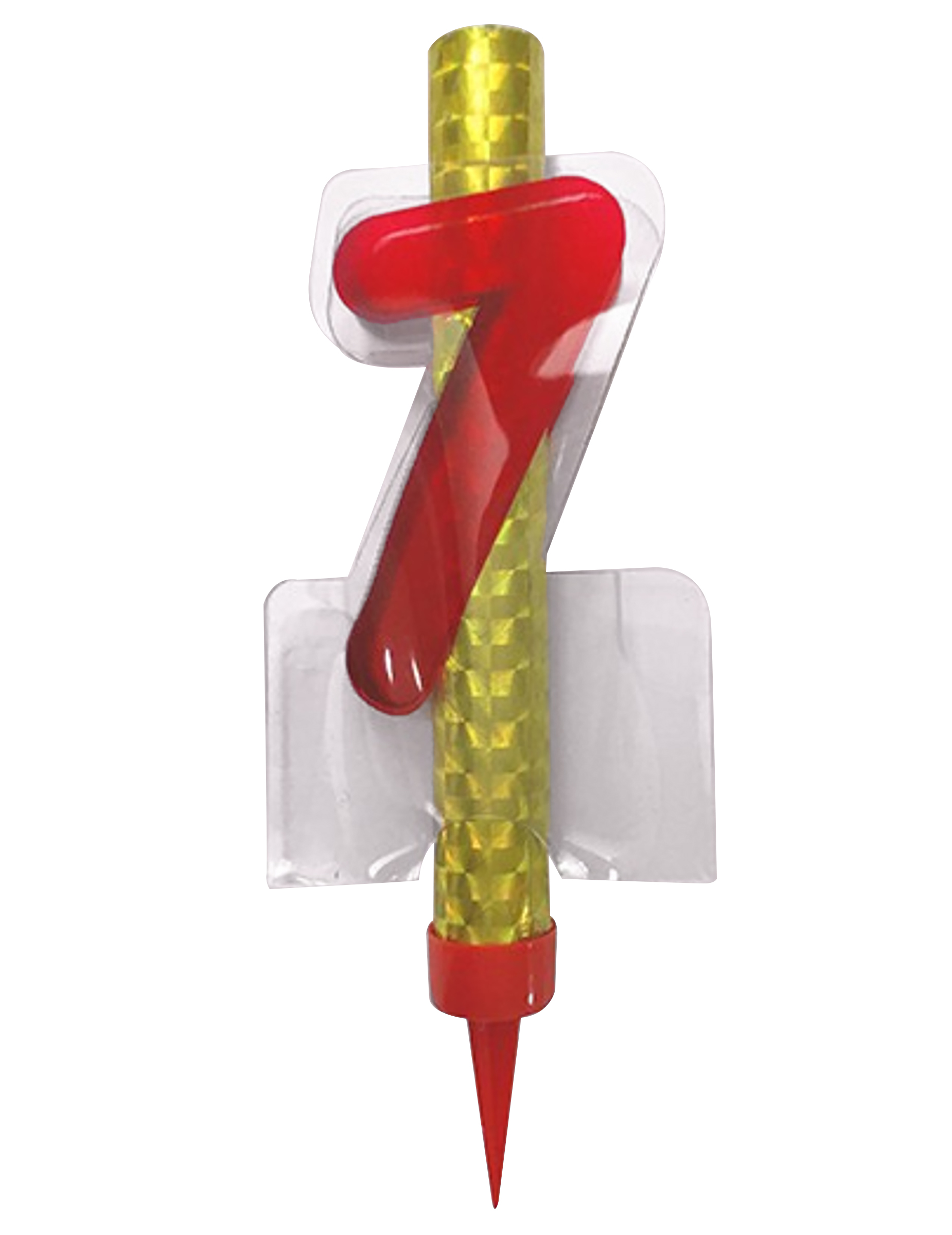 Leuchtfontäne Zahl 7 Rot 12 cm für Geburtstag Leuchtfontäne Zahl 7 Rot 12 cm für Geburtstag von DEKORA