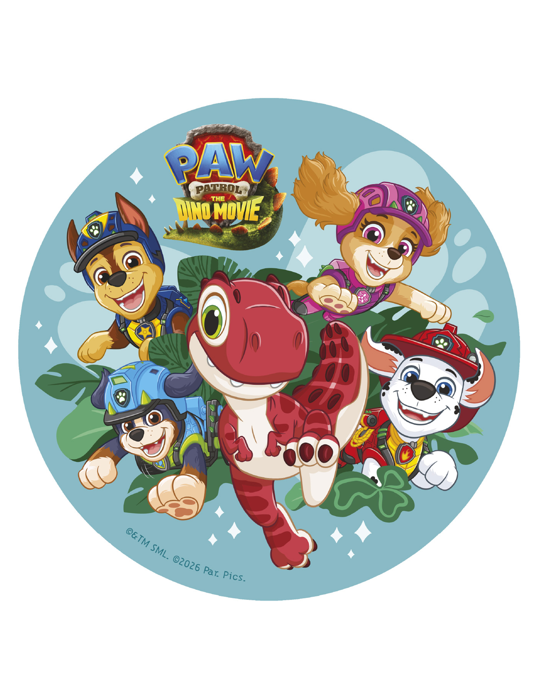 Paw Patrol Esspapier Tortenaufleger 20 cm Paw Patrol Esspapier Tortenaufleger 20 cm von DEKORA