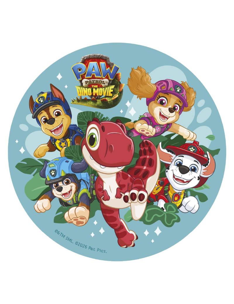 Paw Patrol Esspapier Tortenaufleger 20 cm Paw Patrol Esspapier Tortenaufleger 20 cm von DEKORA