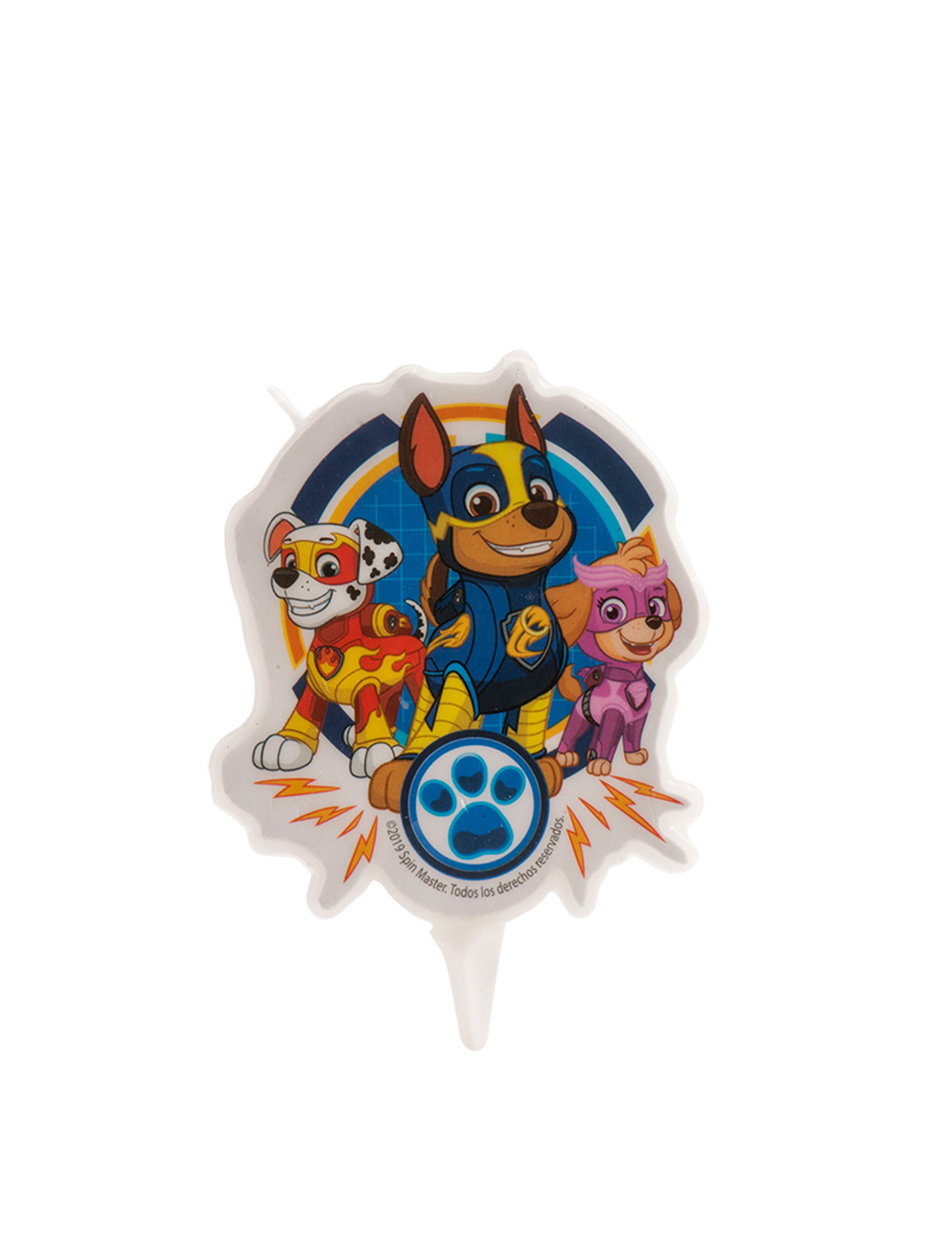 Paw Patrol Geburtstagskerze Kuchendeko bunt 7,5 cm Paw Patrol Geburtstagskerze Kuchendeko bunt 7,5 cm von DEKORA