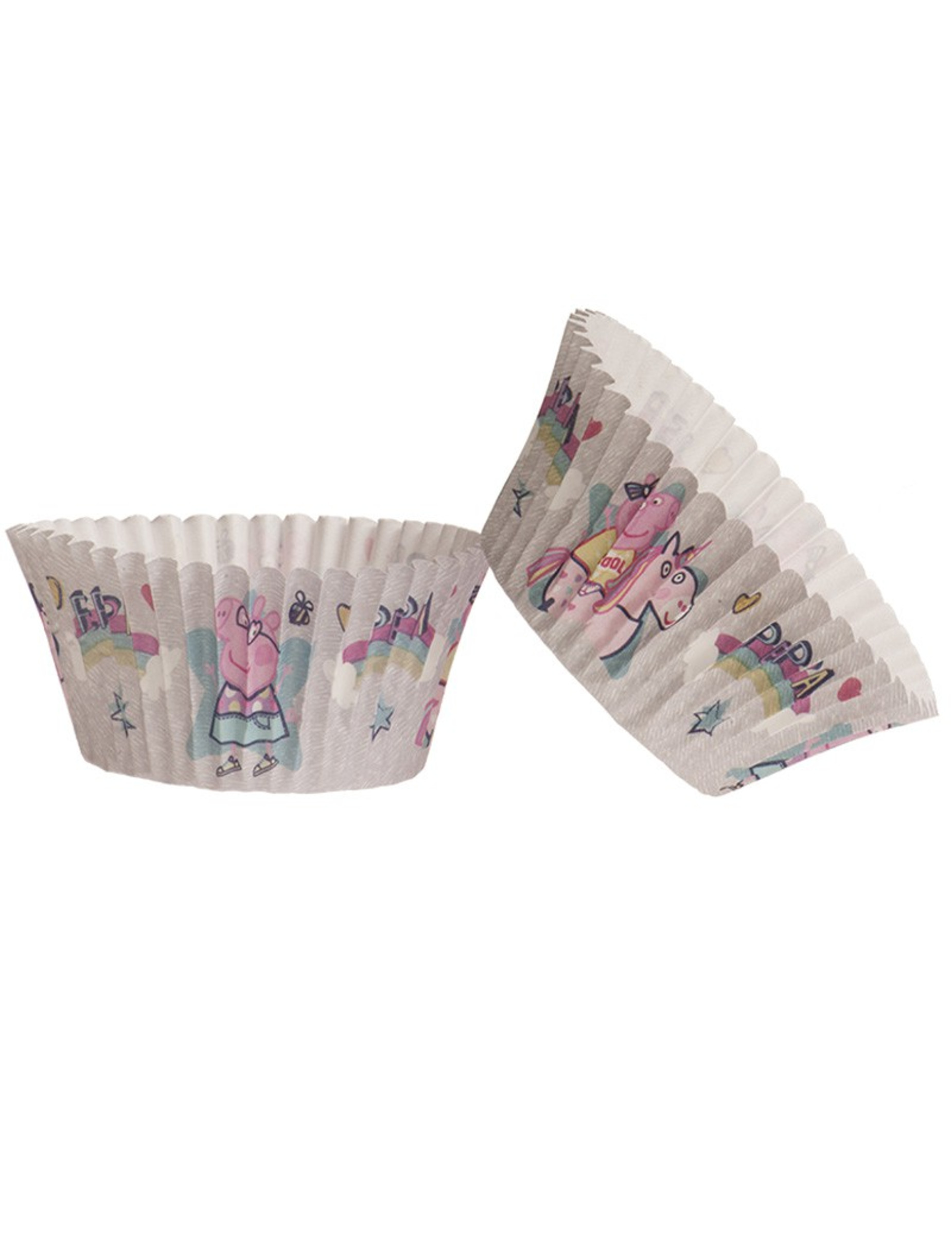 Peppa Wutz-Muffinförmchen Deko bunt 25 Stück 5x3 cm Peppa Wutz-Muffinförmchen Deko bunt 25 Stück 5x3 cm von DEKORA