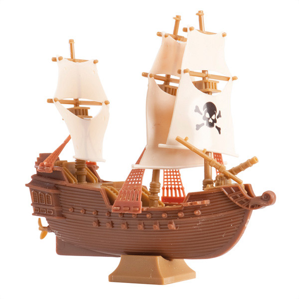 Piratenschiff Kuchendeko aus Kunststoff von DEKORA