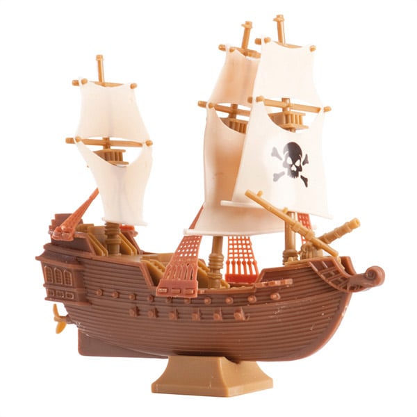 Piratenschiff Kuchendeko aus Kunststoff Piratenschiff Kuchendeko aus Kunststoff von DEKORA