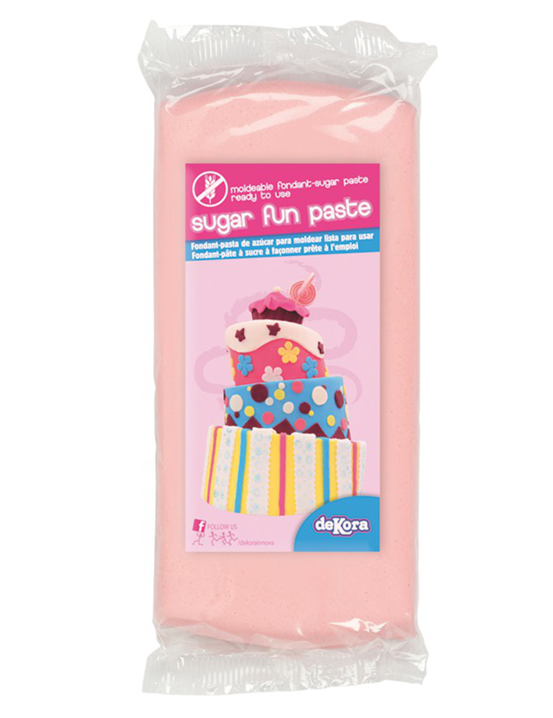Rollfondant Glutenfrei Rosa 250 g Rollfondant Glutenfrei Rosa 250 g von DEKORA