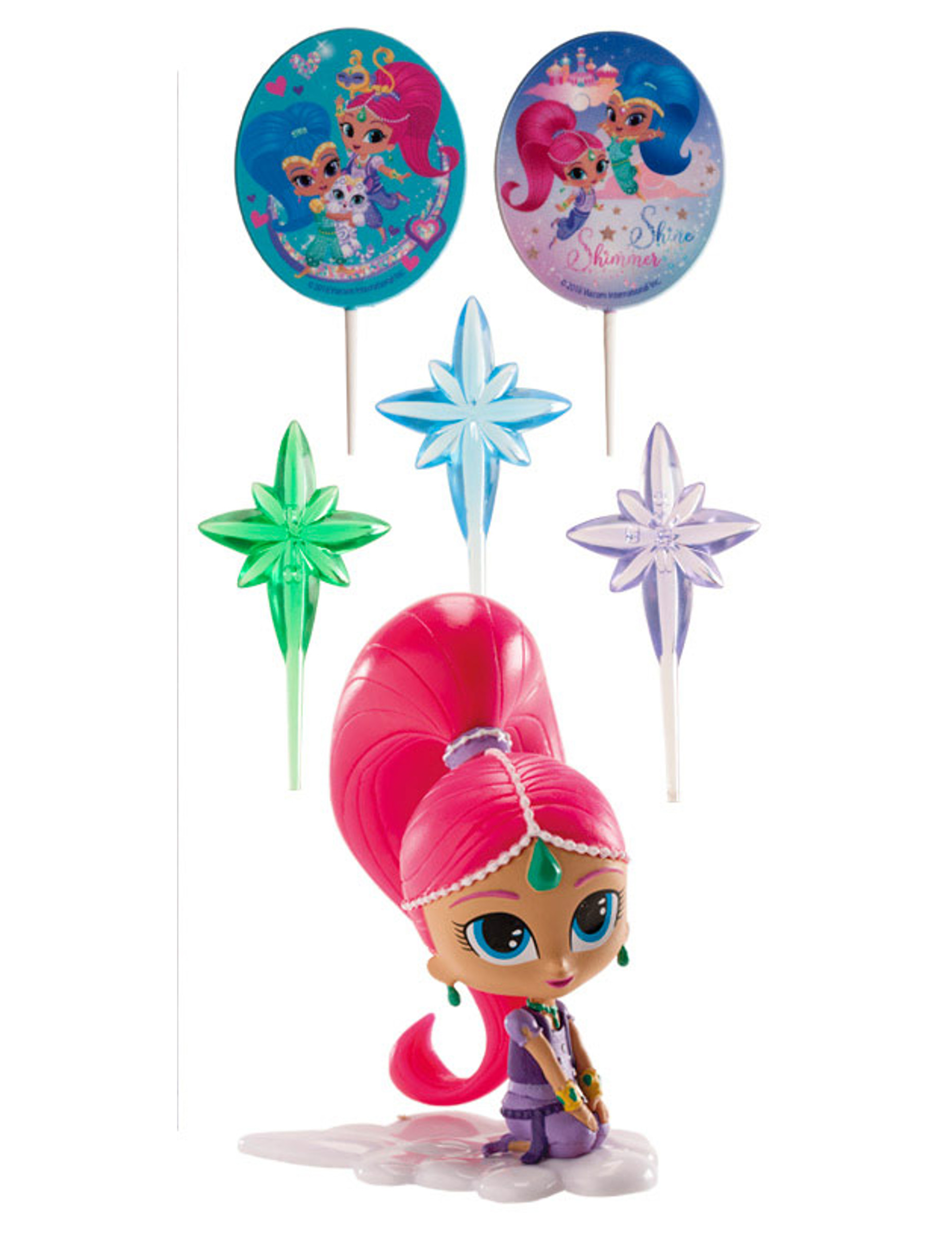 Shimmer and Shine-Dekoset 6-teilig bunt 8cm Shimmer and Shine-Dekoset 6-teilig bunt 8cm von DEKORA
