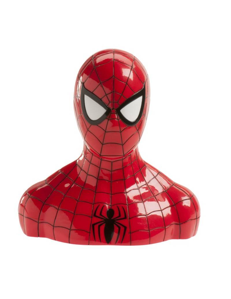 Sparschwein mit Bonbons Spiderman Rot von DEKORA