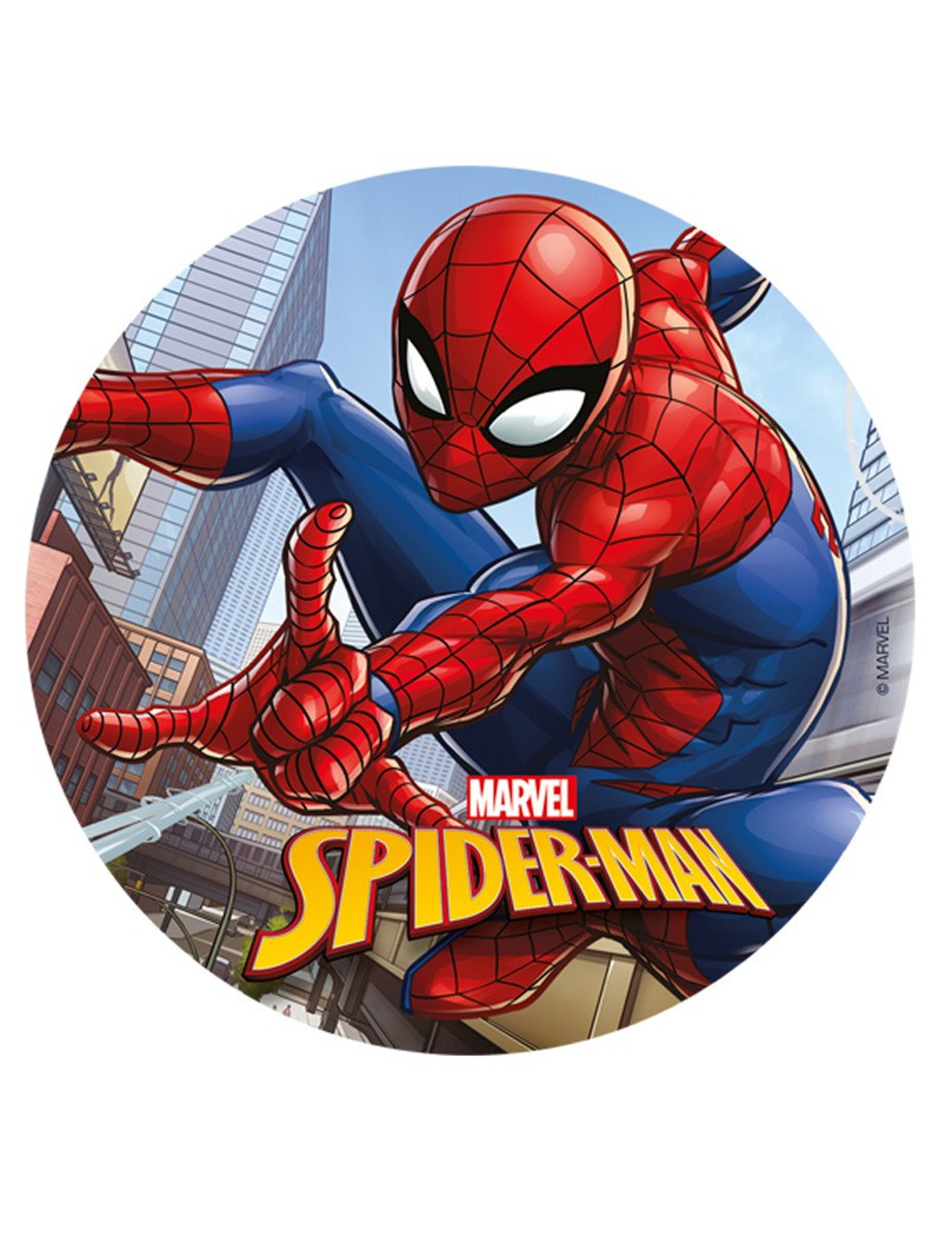Spiderman-Kuchenoblate Marvel-Kuchendeko bunt 20cm 6,3 g Spiderman-Kuchenoblate Marvel-Kuchendeko bunt 20cm 6,3 g von DEKORA