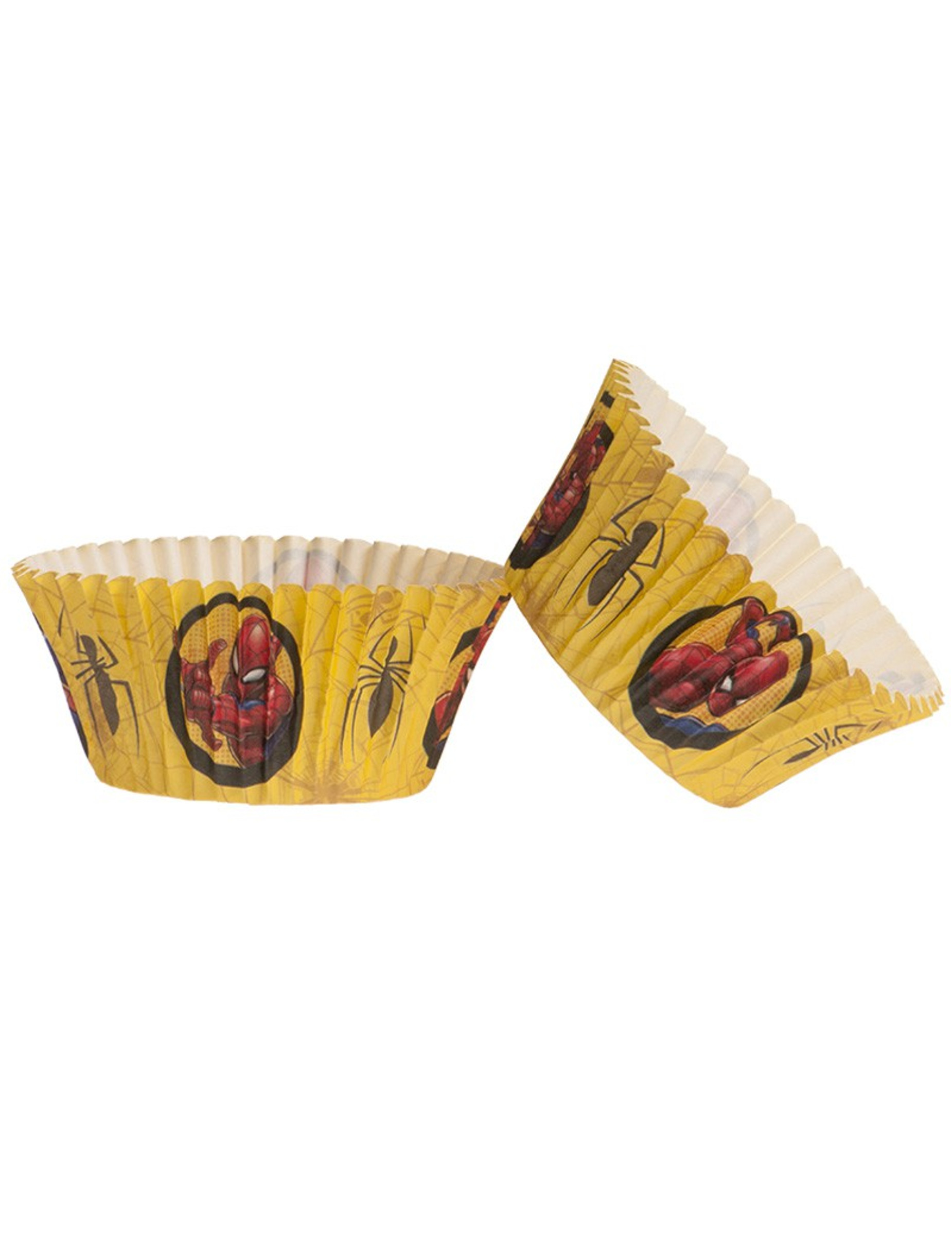 Spiderman-Muffinförmchen aus Papier 25 Stück gelb 5 x 3 cm Spiderman-Muffinförmchen aus Papier 25 Stück gelb 5 x 3 cm von DEKORA