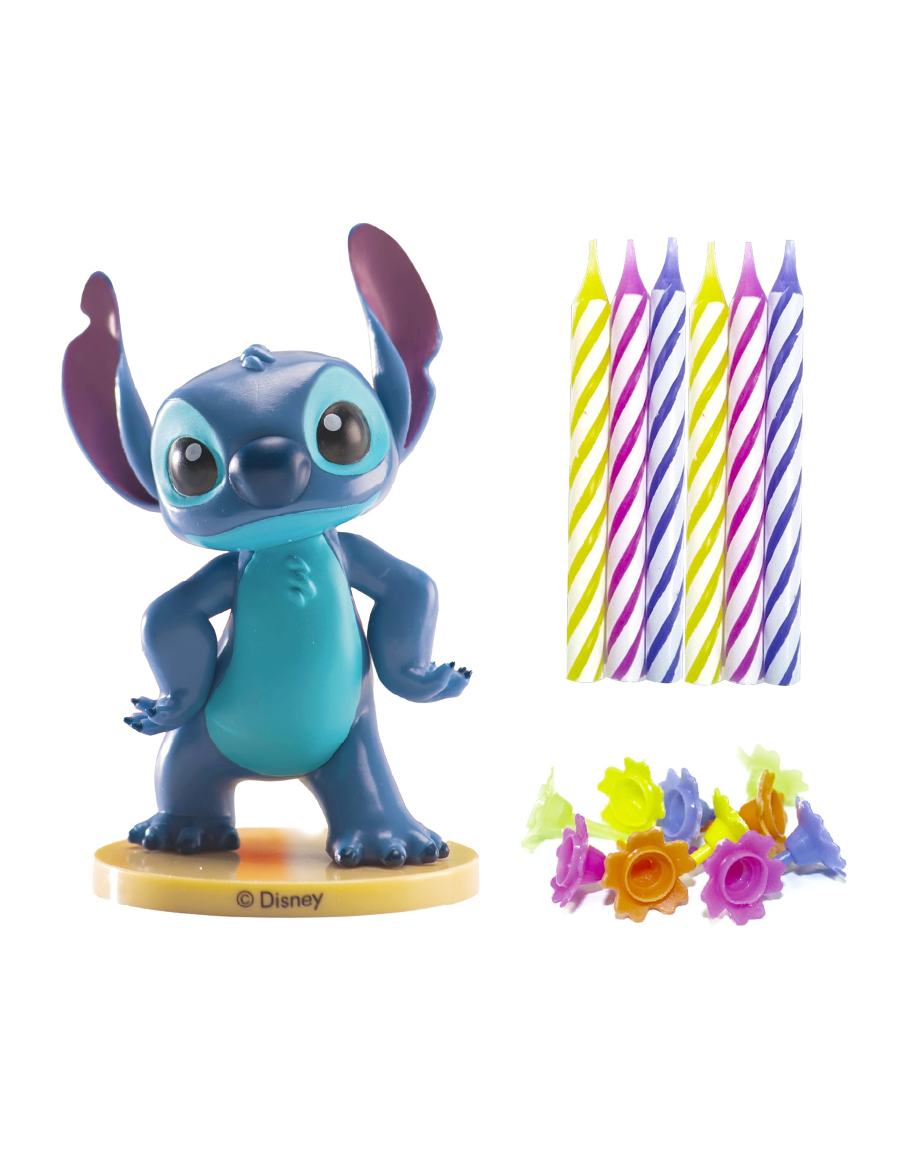 Stitch Tortenfigur Set mit Kerzen für Kindergeburtstage Stitch Tortenfigur Set mit Kerzen für Kindergeburtstage von DEKORA