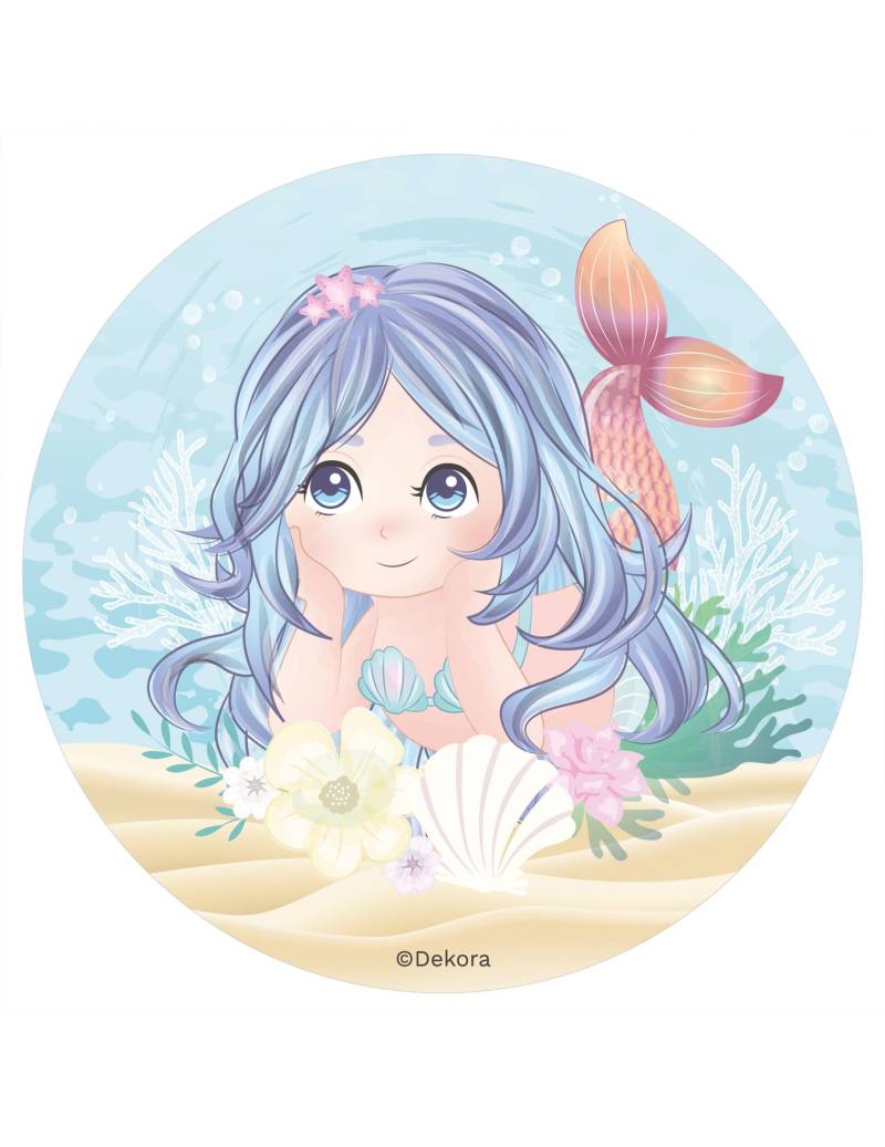 Tortenaufleger Meerjungfrau Disque azyme 20 cm von DEKORA