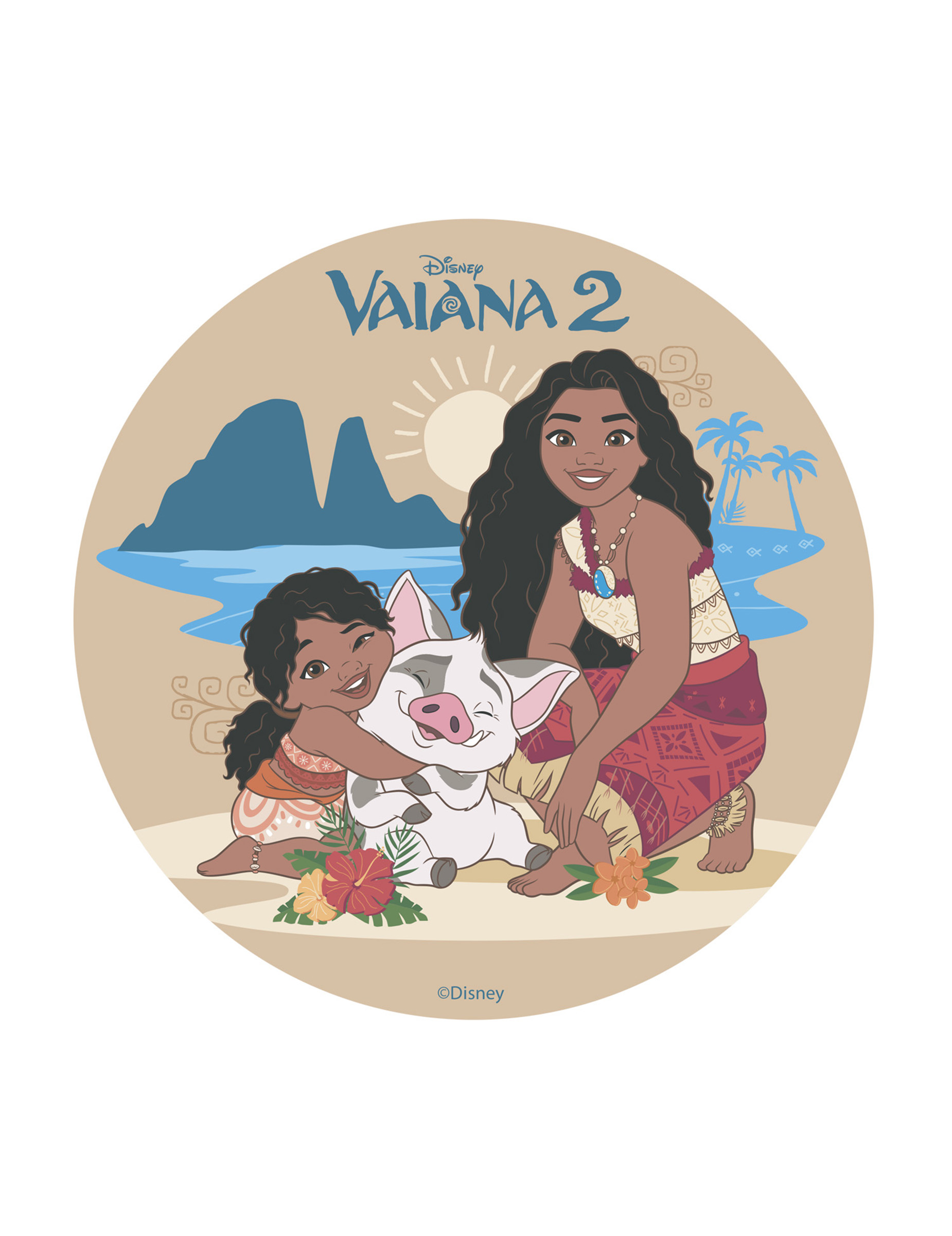 Tortenaufleger Vaiana 2 20 cm von DEKORA