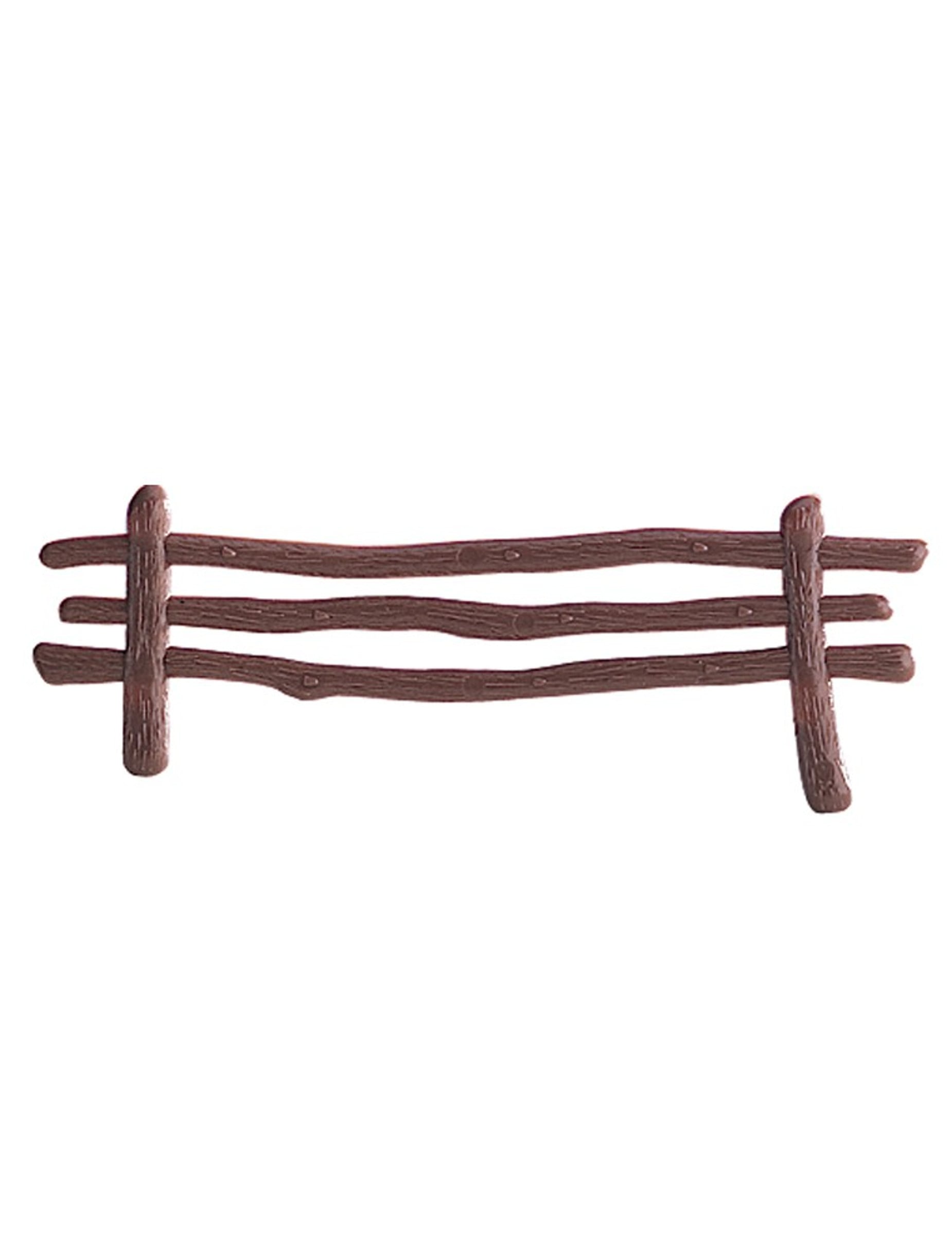 Tortendeko brauner Zaun 13 x 3 cm für Weihnachtsstollen von DEKORA