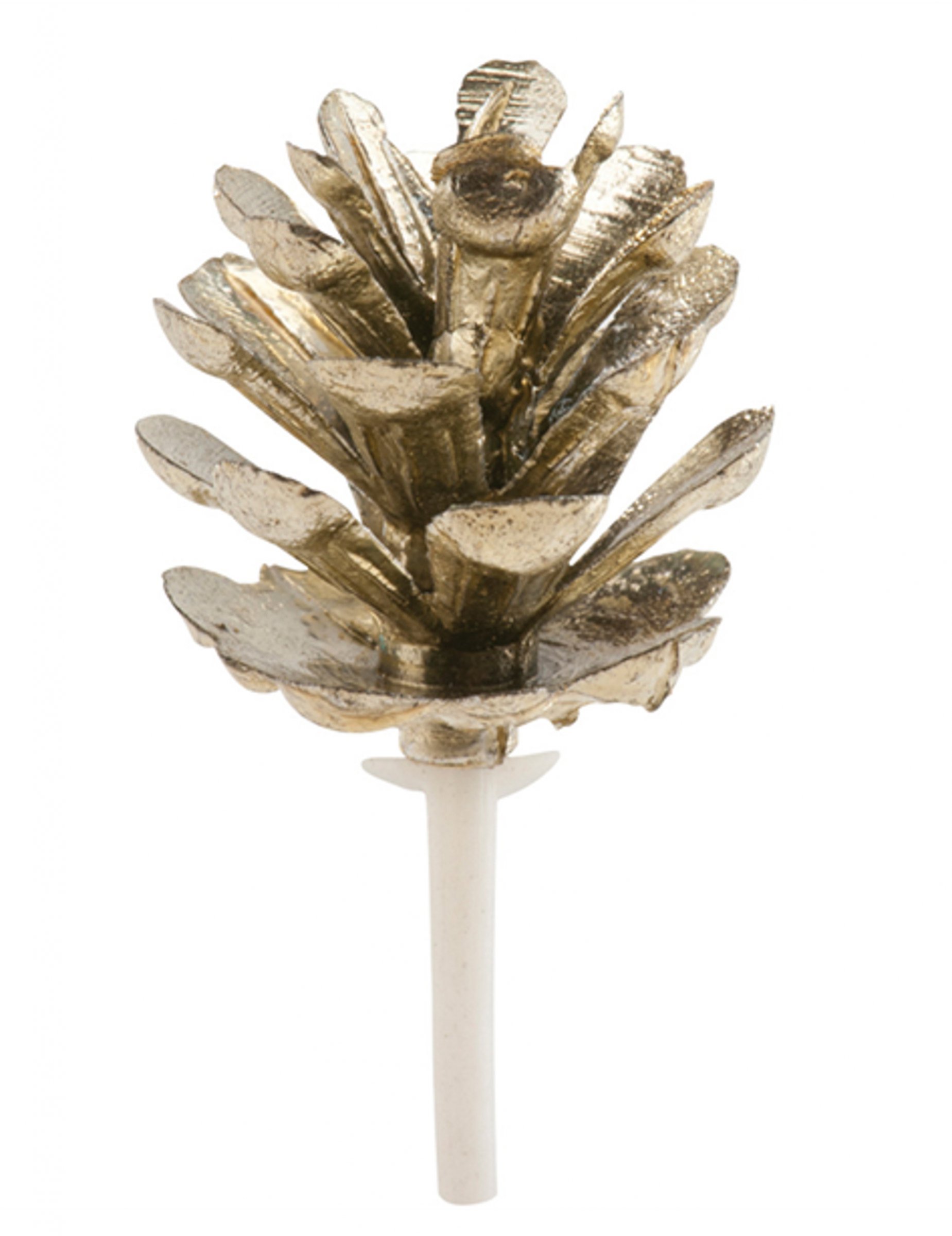 Vergoldeter Tannenzapfen Weihnachts-Deko goldfarben 4 cm Vergoldeter Tannenzapfen Weihnachts-Deko goldfarben 4 cm von DEKORA