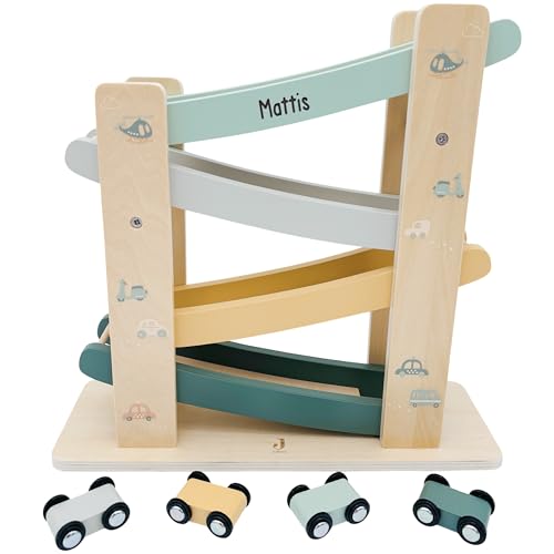 Kugelbahn Holz mit Autos personalisiert Holzspielzeug Baby Geschenk Babygeschenk Taufgeschenk für Mädchen Jungen Geburtsgeschenk Kugelbahn Holz mit Autos personalisiert Holzspielzeug Baby Geschenk Babygeschenk Taufgeschenk für Mädchen Jungen Geburtsgeschenk von DEL MÀ Unique & Personal