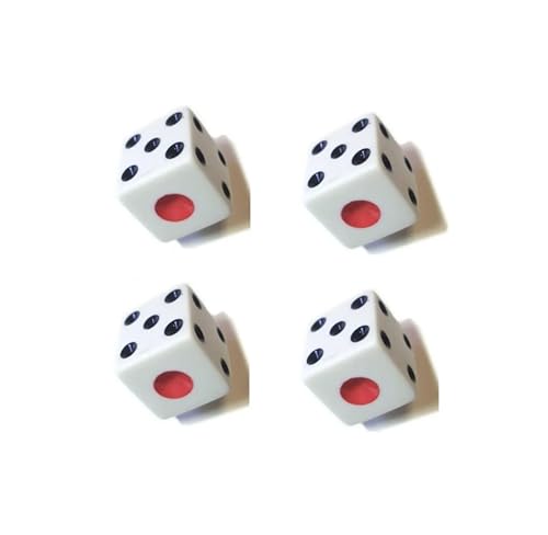 [4 Stück] Tavla Zarı Tavla Würfel - Backgammon Dice - Tavla Zari 8 x 8 x 8 mm - Klein Würfel - Tavli - Tavola Reale - Tables Reales von DELALO