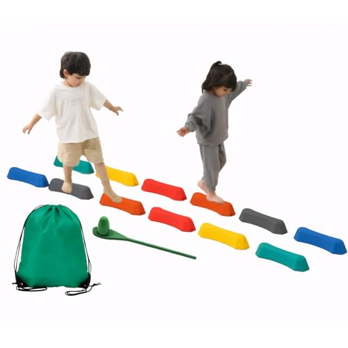 DELURA Stapelsteine Balanciersteine Kinder Balancieren Trittsteine Balance Steine Balancier Set Balancesteine für Kids DELURA Stapelsteine Balanciersteine Kinder Balancieren Trittsteine Balance Steine Balancier Set Balancesteine für Kids von DELURA