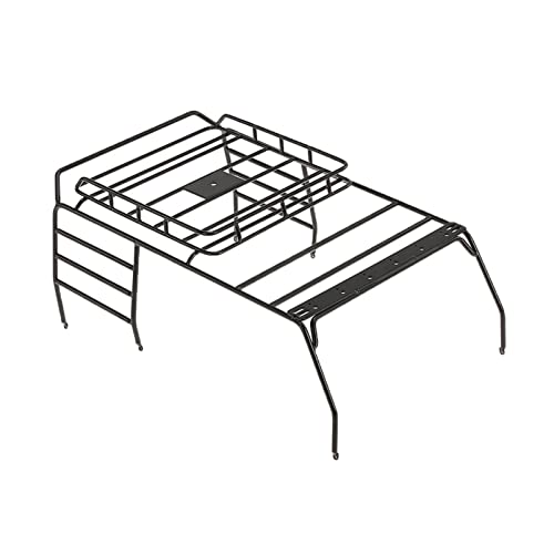 DEMULAX Metalldach-Gepäckträger, 1/10 RC-Auto, for Axial, SCX10 Truck Roof Rock Crawler Car RC-Teilezubehör Dachgepäckträger für Spielzeugautos von DEMULAX