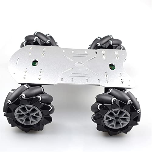 4WD 96mm Mecanum Wheel Robot Car Chassis Kit mit DC 12V. Gebermotor for Arduino-Raspberry Pi DIY. Projekt STENGEL Spielzeug Mecanum-Rad von DEMUR