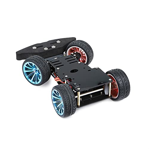 4wd. Smart Lenkungsroboter-Auto-Chassis S3003 Metall-Servo-Lager-Kit for den Arduino-Metallgetriebemotor 2 5mm Roboterplattform DIY. Kit Mecanum-Rad von DEMUR