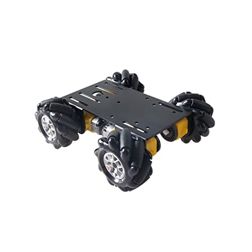 60mm Mekanum-Rad. Rc Roboter-Auto-Chassis Intelligentes Auto DIY. Kit Mecanum-Rad (Size : Black) von DEMUR