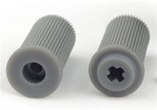 DEMUR 58mm Nylon omnidirektionales Rad Omni-Reifen Universalreifen for Arduino DIY. Intelligentes Auto Rc Spielzeugkompatible Kunststoffnabenkupplung Mecanum-Rad (Size : Only Plastic hub) von DEMUR