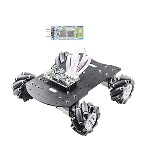DEMUR STM32F103RCT6 MECANUM Robot CAR KIT MIT CONTROLBOARD Pid Closed-Loop-Motorantrieb Open Source Fit Fit Ros Roboter DIY-Stamm Spielzeug Mecanum-Rad (Size : HC06 Control) von DEMUR