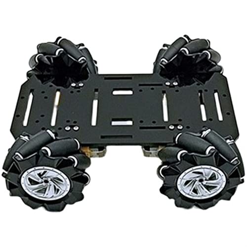 DEMUR Tt Motor 80mm Mecanum Wheel Car Smart Car ist geeignet for Arduino-Programmierprogrammierung omnidirektionaler mobiler Fahrgestell-Roboter Mecanum-Rad (Size : A Single Layer) von DEMUR