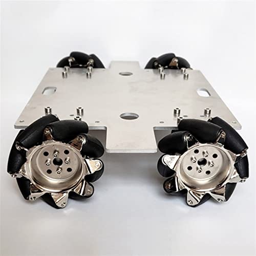 Mecanum Rad Auto Chassis omnidirektionales intelligentes Roboter Auto DIY. Kit Mit 250 RPM. Motor unmattiert Mecanum-Rad von DEMUR