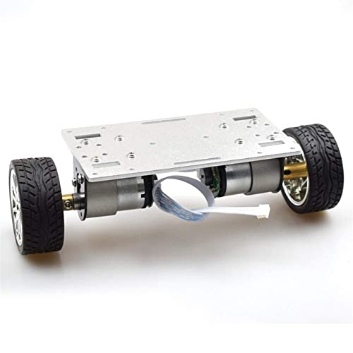 Rc Zwei-Rad-Selbstausgleichungsroboter-Auto-Chassis-Kit mit Dual DC 12V. Motor mit Geschwindigkeits-Encoder for Arduino DIY-Stamm Ausbildung Mecanum-Rad von DEMUR