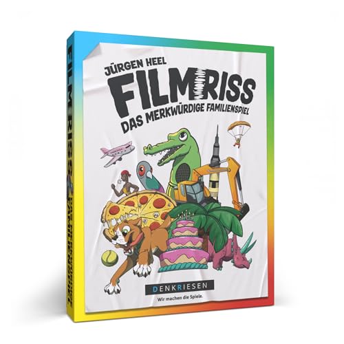 DENKRIESEN - Filmriss - Das merkwürdige Familienspiel | Märchen, Krimi oder Lovestory | Kreativität & Gedächtnis | Chaos & Spaß garantiert | ab 6 Jahren | 3-8 Spieler von DENKRIESEN