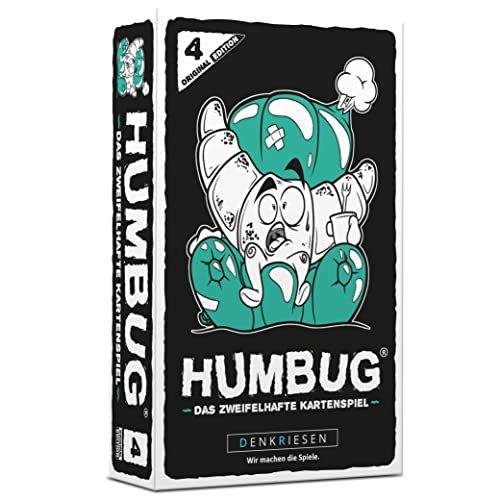 DENKRIESEN Humbug Original Edition Nr. 4 - Das zweifelhafte Kartenspiel - Partyspiel - Rätsel-Kartenspiel von DENKRIESEN