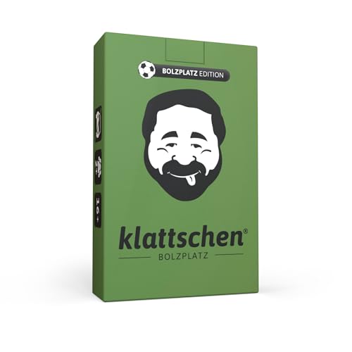DENKRIESEN - klattschen® Bolzplatz Edition – Kartenspiel & Erweiterung zum beliebten Kultspiel klattschen | Ab 16 Jahren | Partyspiel | Fußball-Thema | Für 2+ Spieler von DENKRIESEN