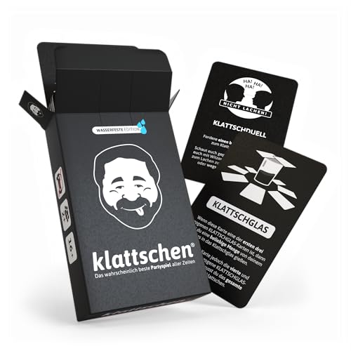DENKRIESEN - klattschen® - Trinkspiel - Das wahrscheinlich Beste Trinkspiel Aller Zeiten | Partyspiel | Kartenspiel | Spieleabend | Saufspiel | Perfekt zum Jungesellenabschied von DENKRIESEN