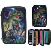 DEPESCHE 13131 Dino World 3 Fach Federtasche LED GALAXY von DEPESCHE DINO WORLD