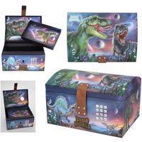 DEPESCHE 13441 Dino World Schatztruhe mit Code, Sound und Licht von DEPESCHE DINO WORLD