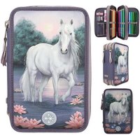 DEPESCHE 12947 Miss Melody 3-Fach Federtasche LED Seerosen von DEPESCHE MISS MELODY