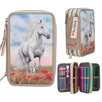 DEPESCHE 13341 Miss Melody 3 Fach Federtasche POPPY SAND von DEPESCHE MISS MELODY