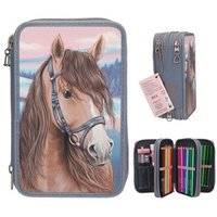 DEPESCHE 13415 Miss Melody 3 Fach Federtasche mit 3D Effekt von DEPESCHE MISS MELODY
