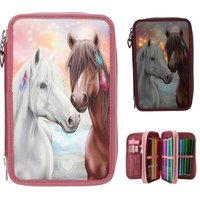 DEPESCHE 13416 Miss Melody 3 Fach Federtasche LED von DEPESCHE MISS MELODY