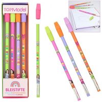 DEPESCHE 12088 TOPModel Bleistift-Set mit Radier-Topper SELFLOVE von DEPESCHE TOPMODEL