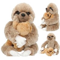 DEPESCHE 12801 TOPModel Plüsch Faultier Mama mit Baby, 21 cm von DEPESCHE TOPMODEL