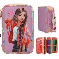 DEPESCHE 13283 TOPModel 3 Fach Federtasche mit Anhänger GIRL POWER von DEPESCHE TOPMODEL