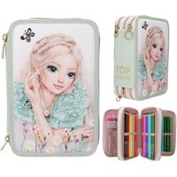 DEPESCHE 13303 TOPModel 3 Fach Federtasche mit Stickerei SUMMER FEELING von DEPESCHE TOPMODEL