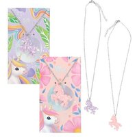 DEPESCHE 0014084 Ylvi Kette Einhorn Glitzer - 2fach sortiert von DEPESCHE YLVI AND THE MINIMOOMIS